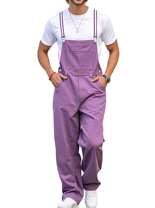 Men's Vintage Purple Overalls