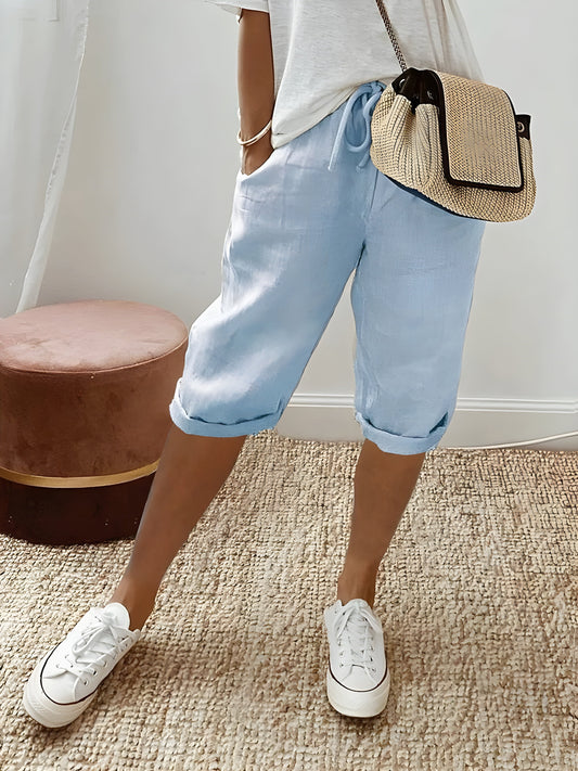 Mila | Chic breathable linen shorts
